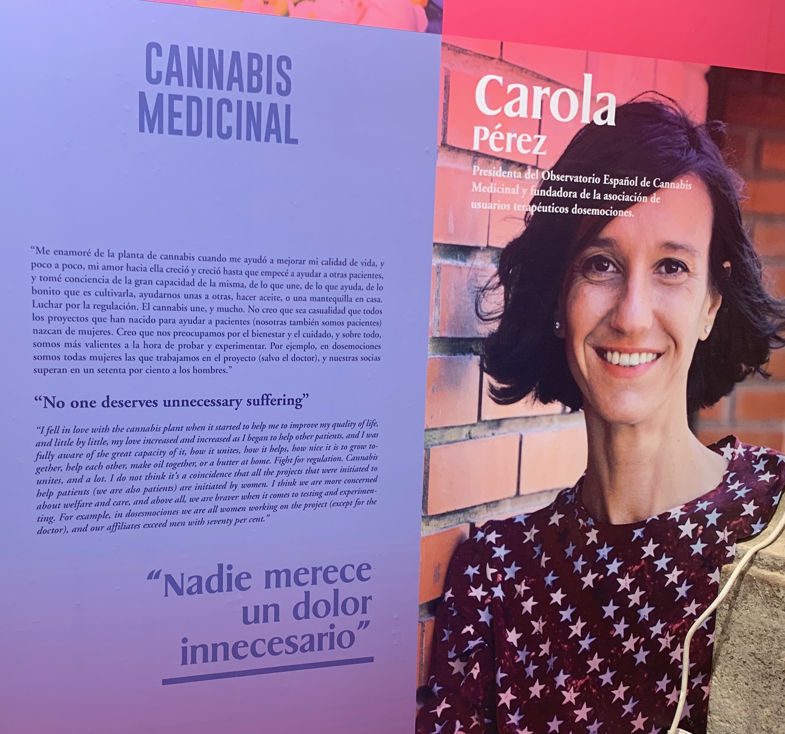 carola perez cannabis Barcelona women 