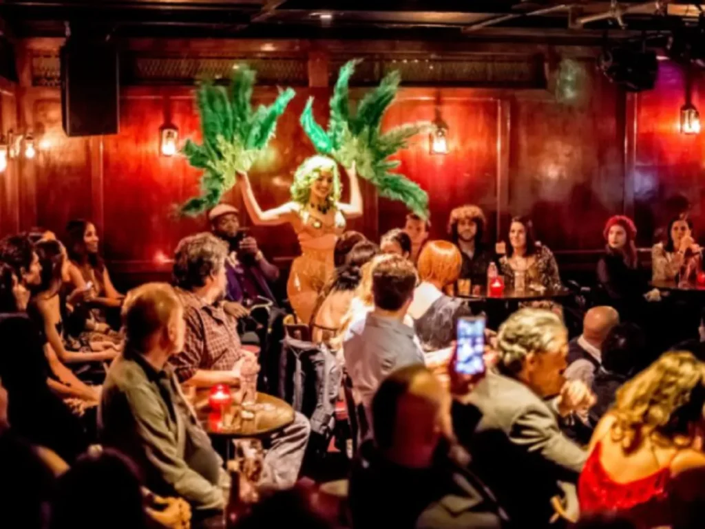 Seedella founder attending the Reefer Madness Burlesque Evening in Los Angeles as part of cannabis cultural learning journey
